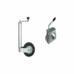 KNOTT DESTEK TEKERİ VE KELEPÇESİ 60 MM 300 / 500 KG Biggtrey |Karavan Şasisi, Tiny House, Yük, Offroad, Motor, Tekne, ATV ve Araç Taşıma Römorkları