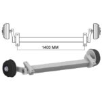 SCHLEGL DİNGİL FRENLİ 1400 KG Biggtrey |Karavan Şasisi, Tiny House, Yük, Offroad, Motor, Tekne, ATV ve Araç Taşıma Römorkları